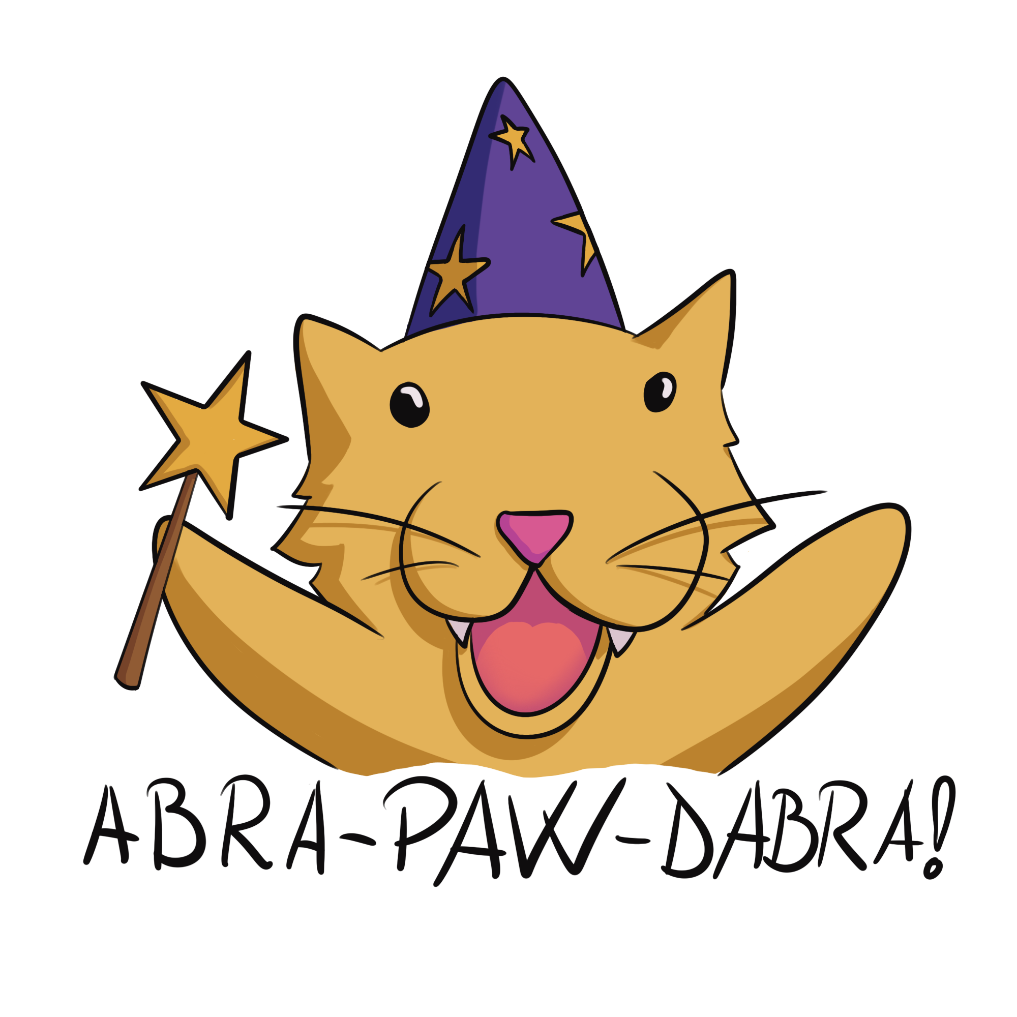 Abrapawdabra Sticker