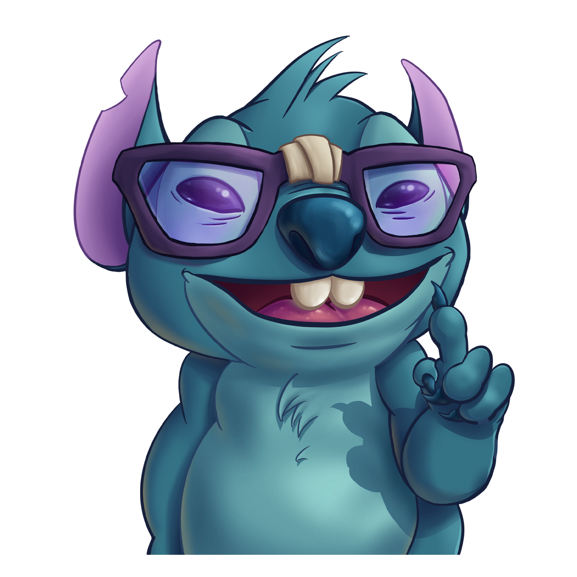 Actually Stitch Sticker
