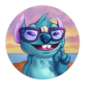 Stitch Actually Badge