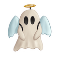 Angel Ghost Sticker