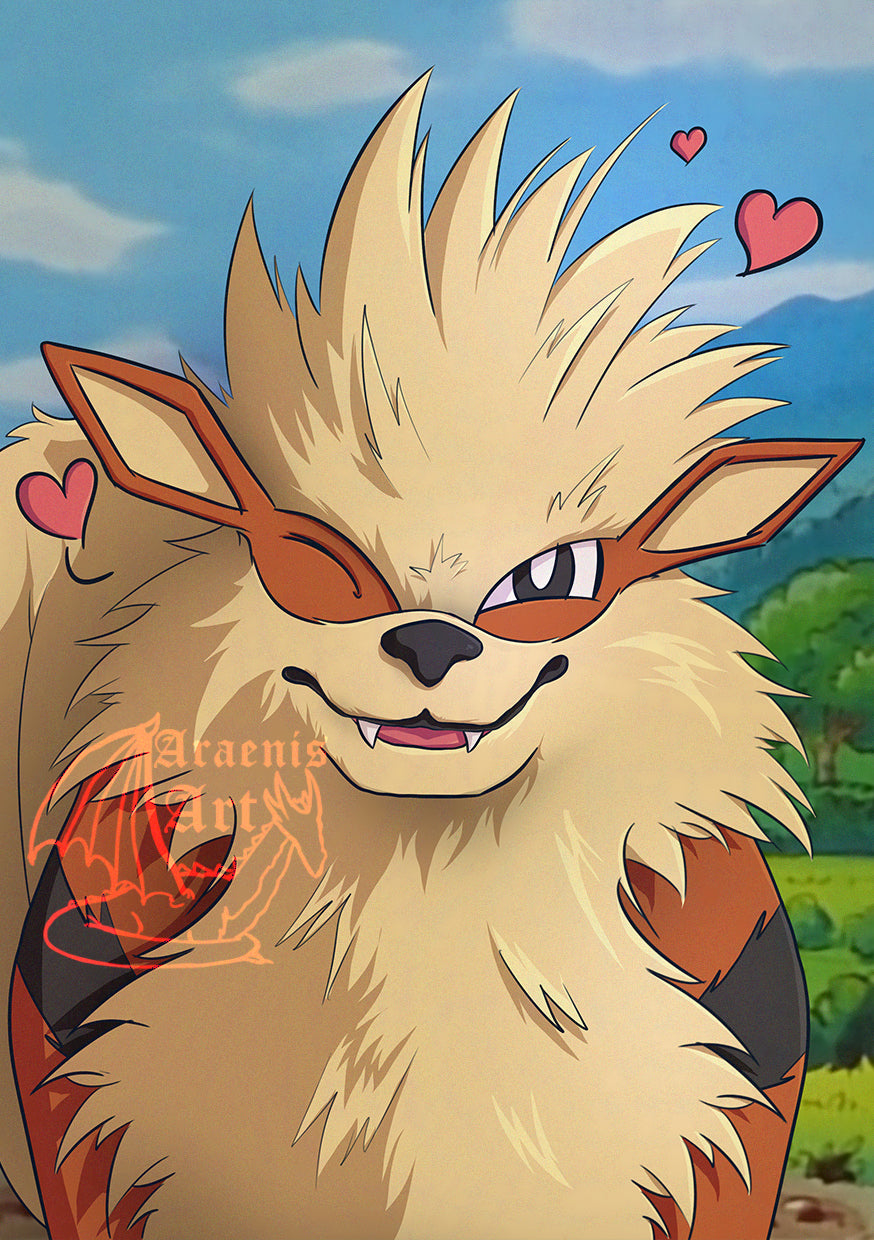 Arcanine Print