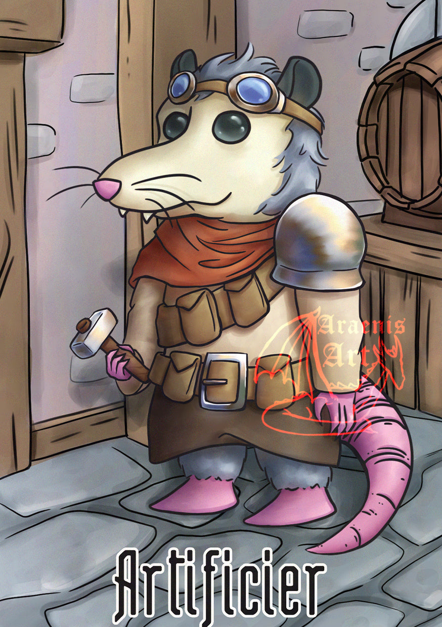 Artificer Possum Print