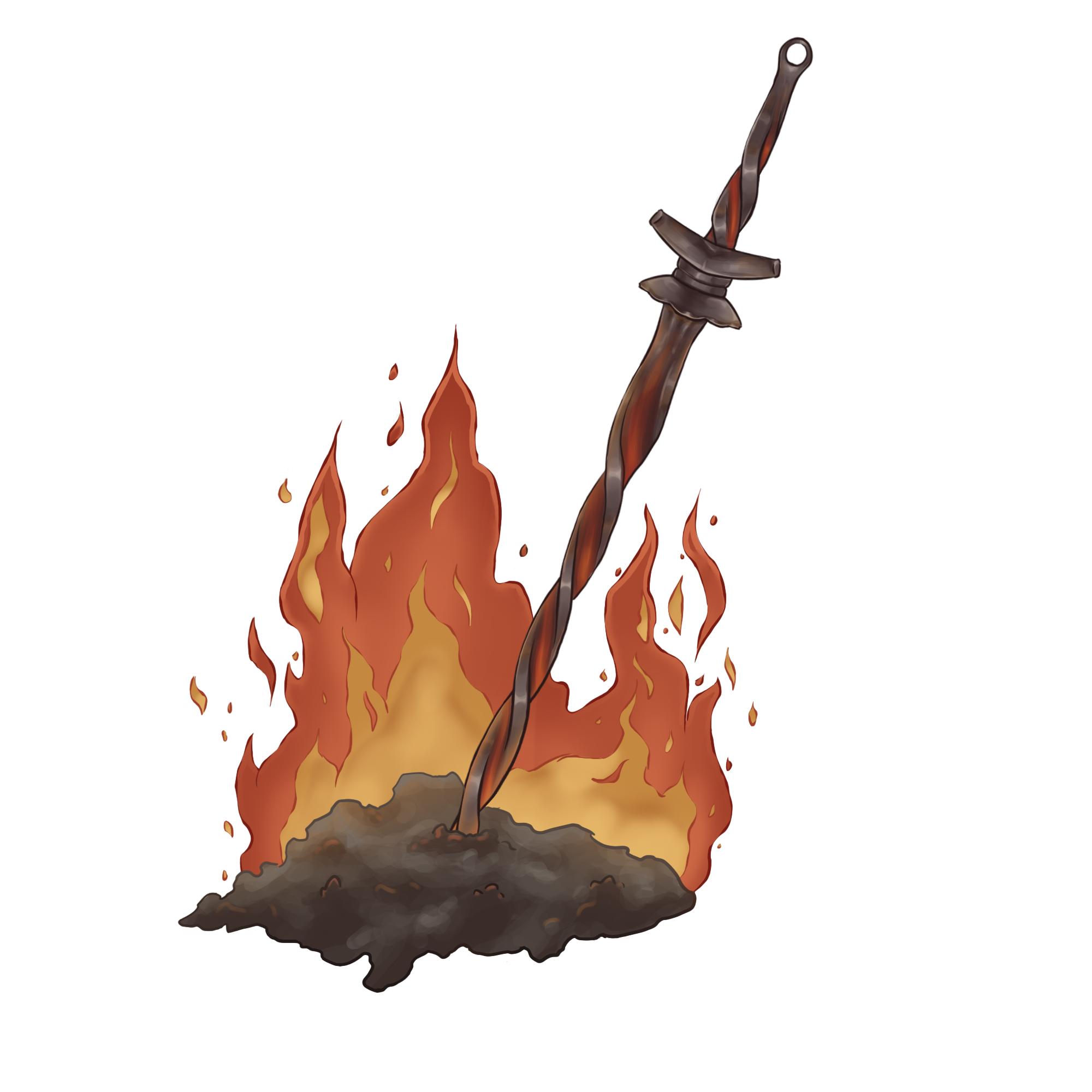 Bonfire Sticker