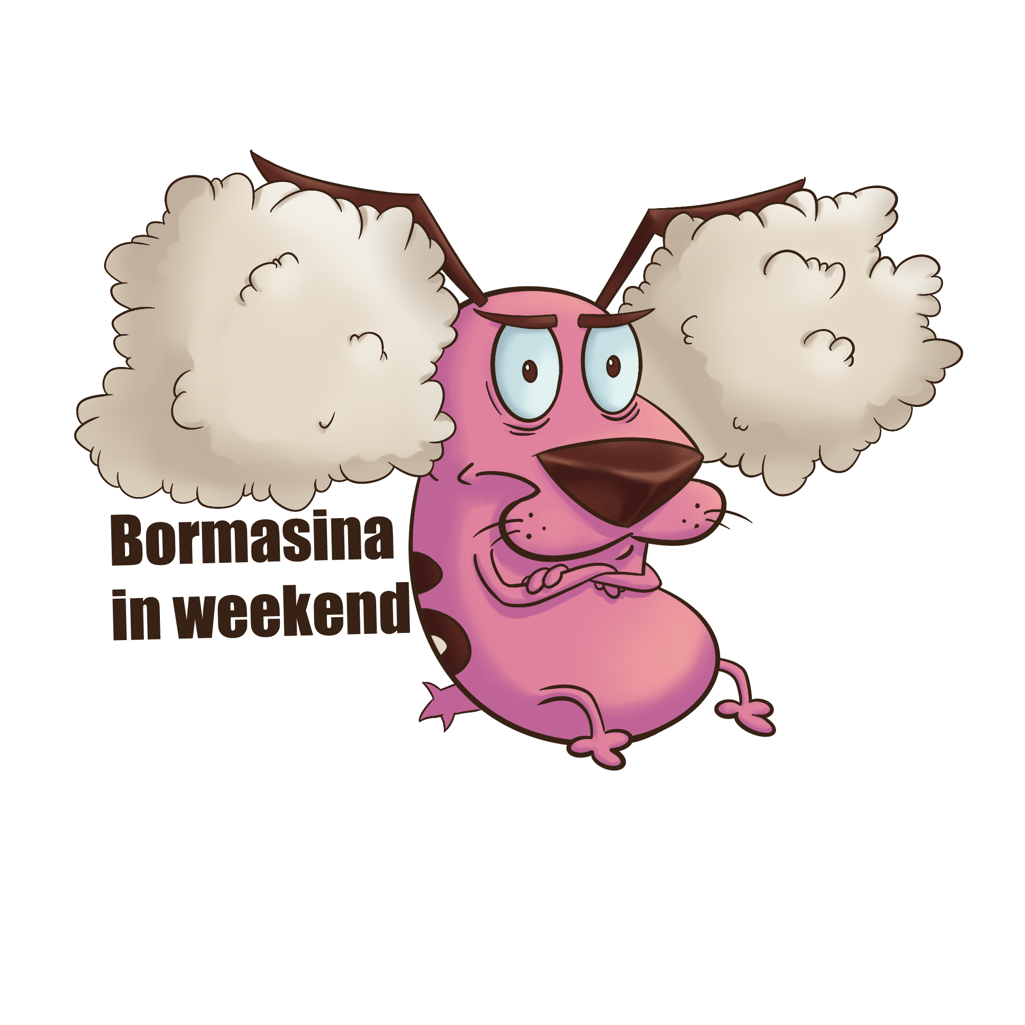 Bormasina Courage Sticker