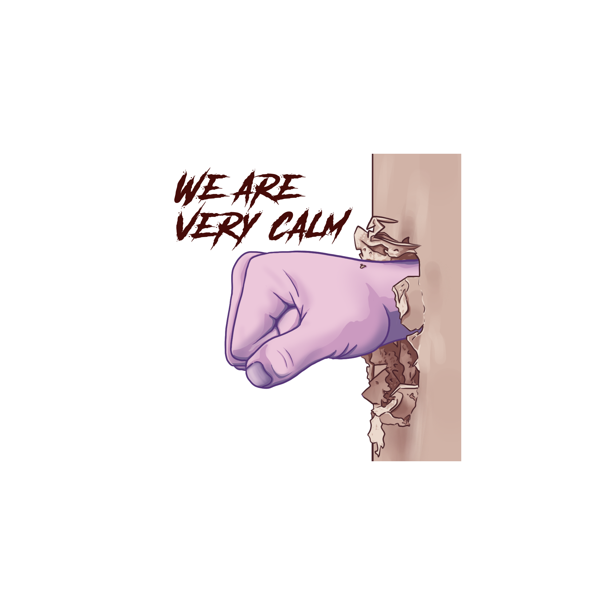 Very calm Sticker