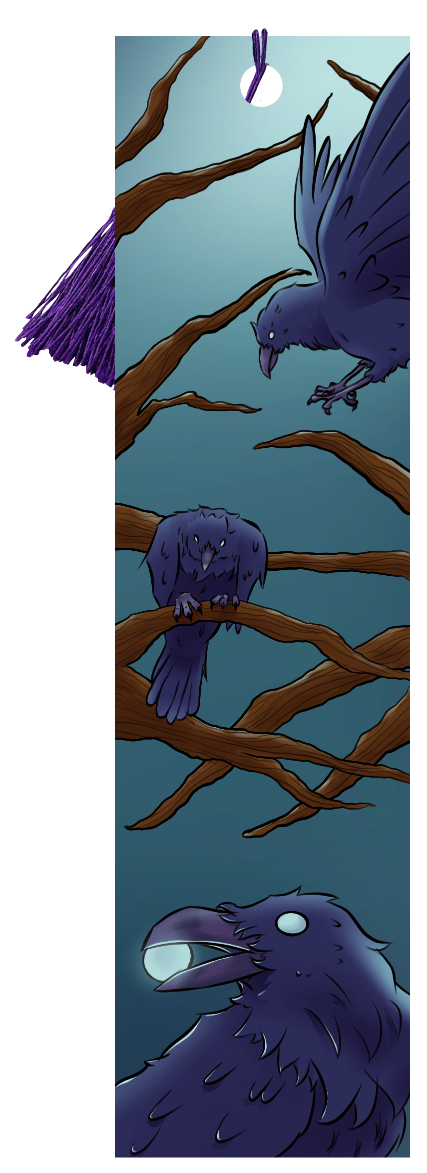 Crows Bookmark