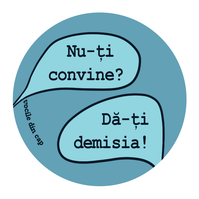 Da-ti demisia Badge