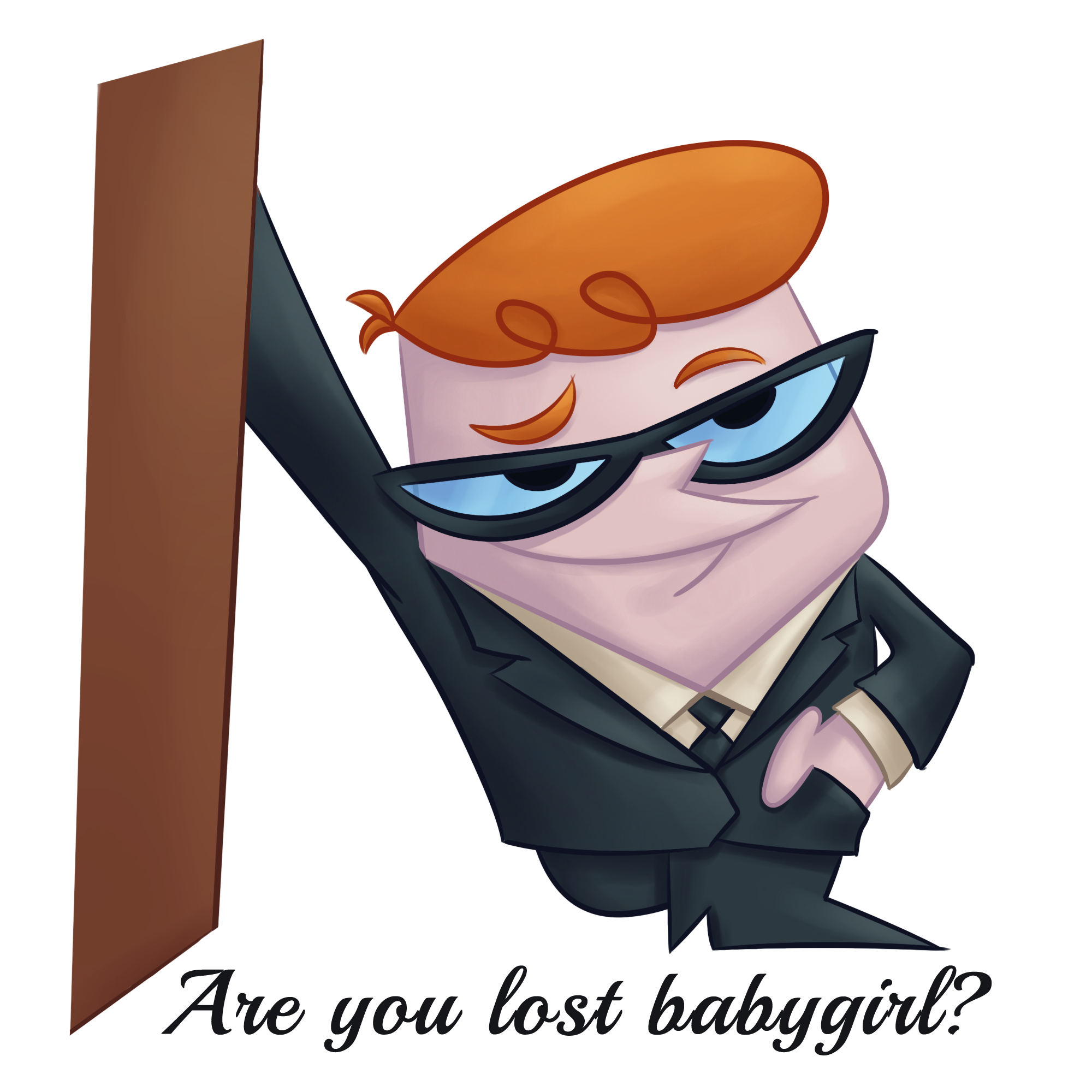 Lost Babygirl Dexter Magnet