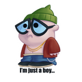 Just boy Dexter Sticker
