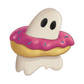 Donut Ghost Sticker