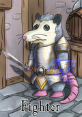 Fighter Possum Print