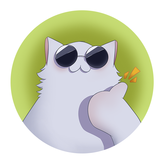Gojo Cat Badge
