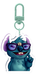 Stitch Actually Keychain