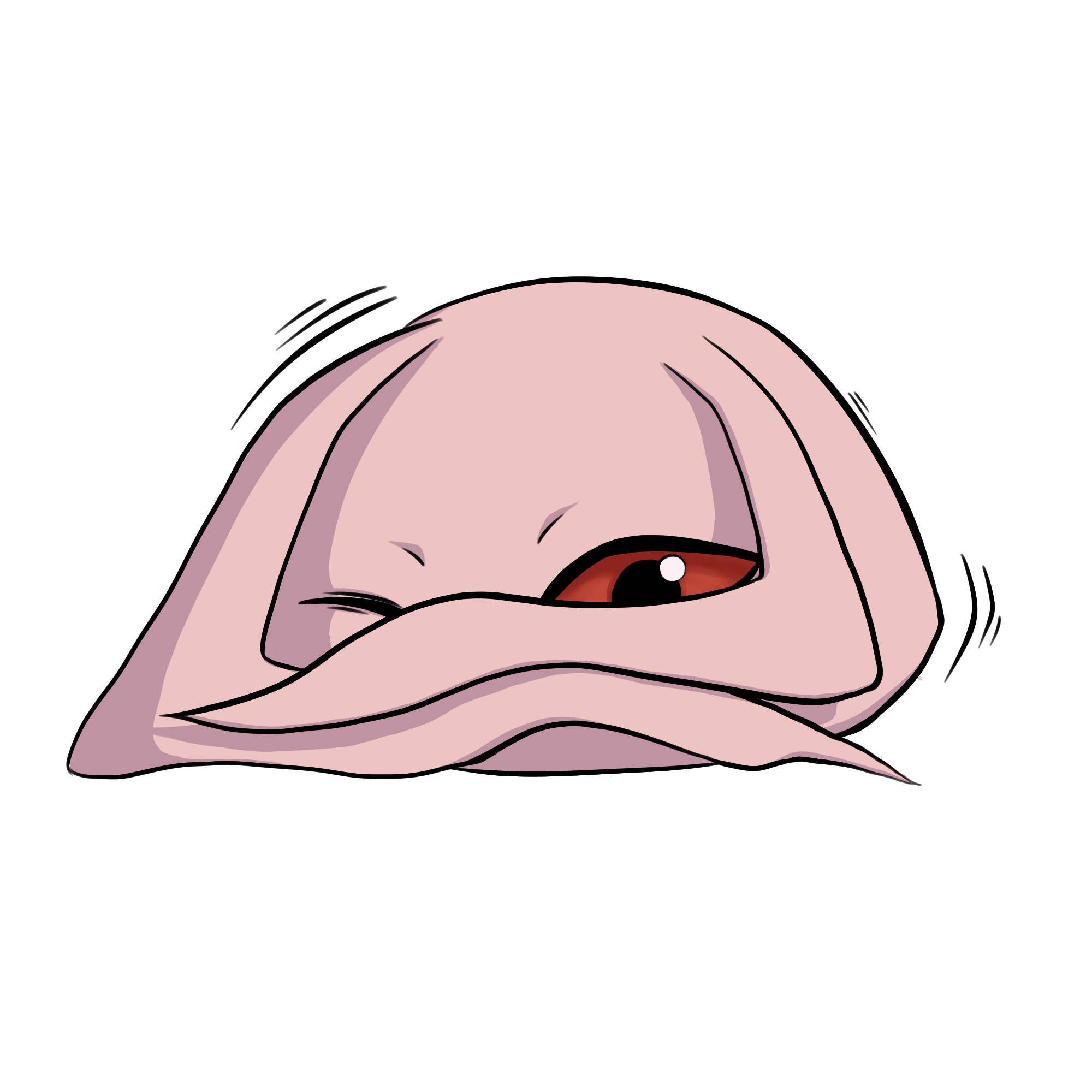 Scared Koromon Sticker