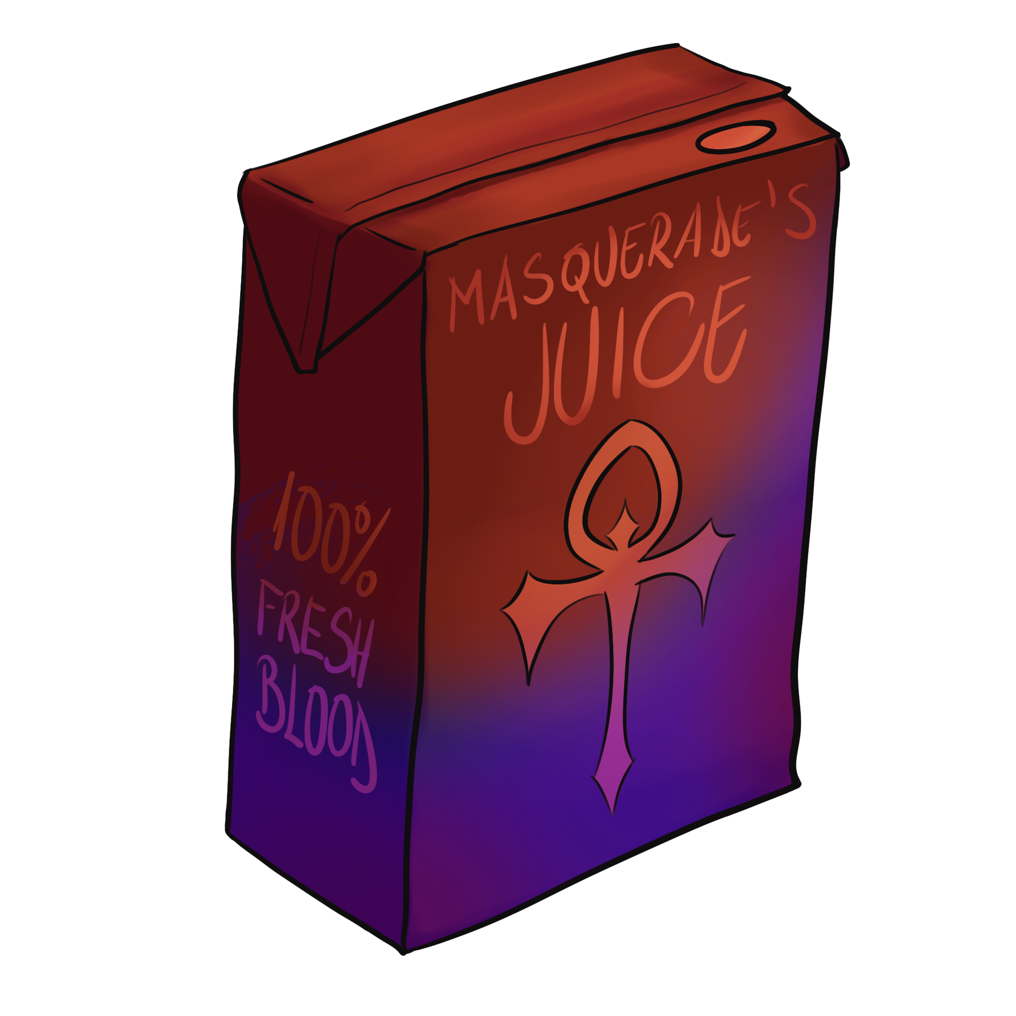 Masquerade Juice Sticker