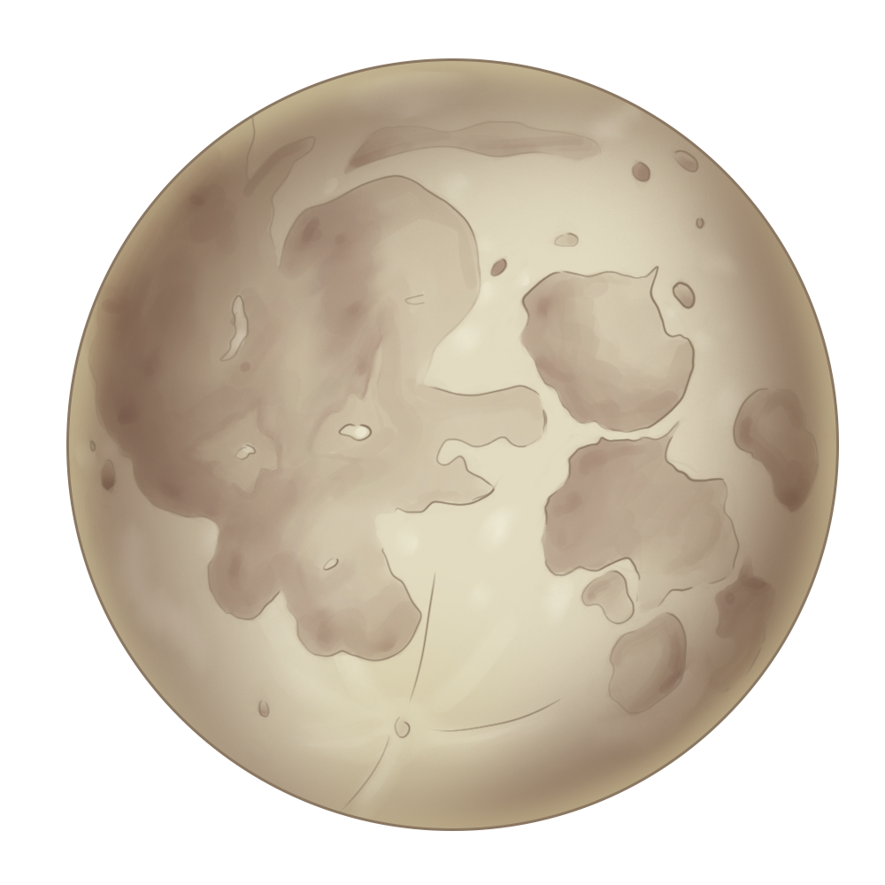 Moon Sticker