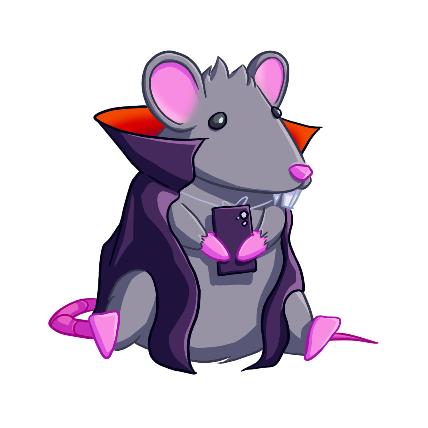 Nosferatu rat Sticker