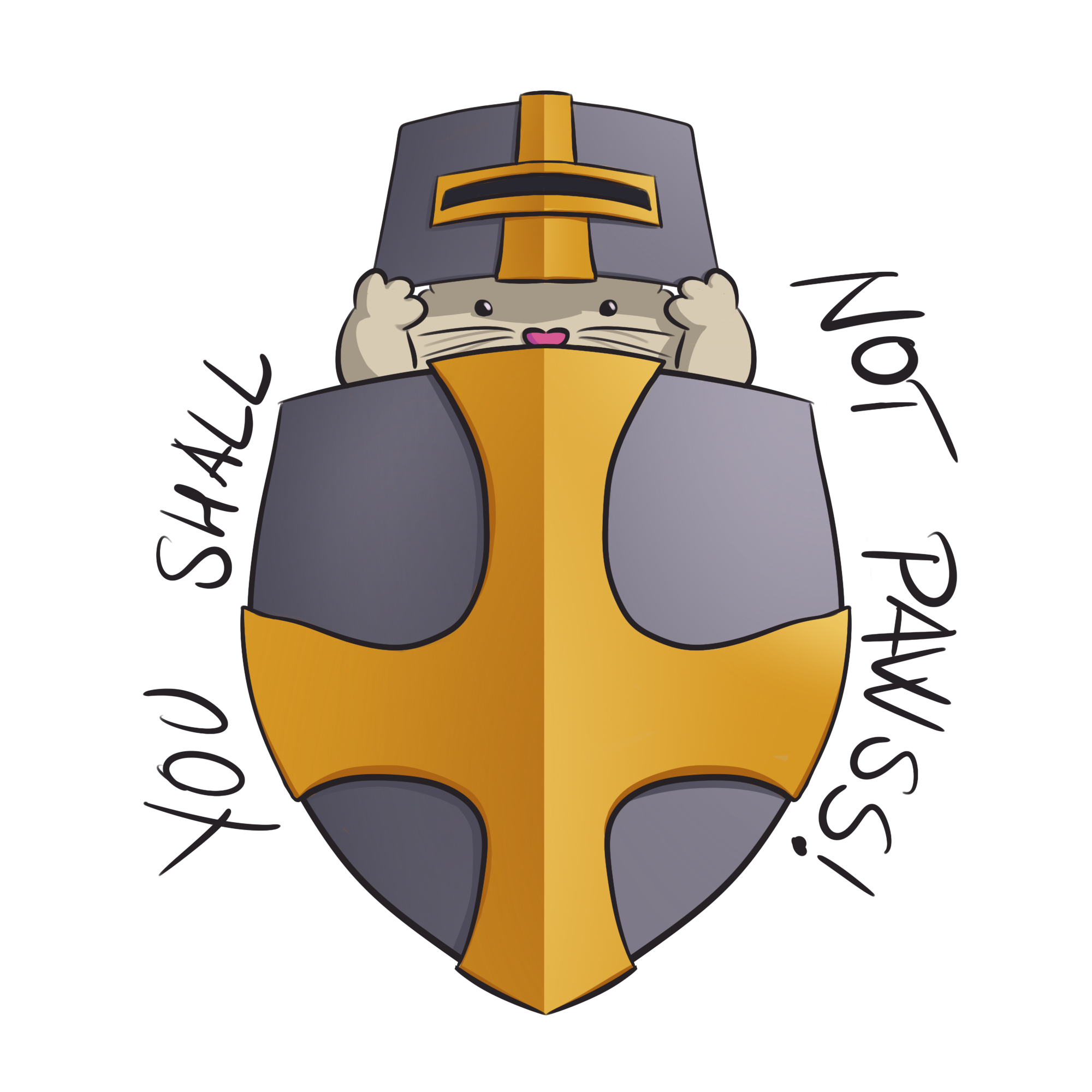 Not Pawss Sticker