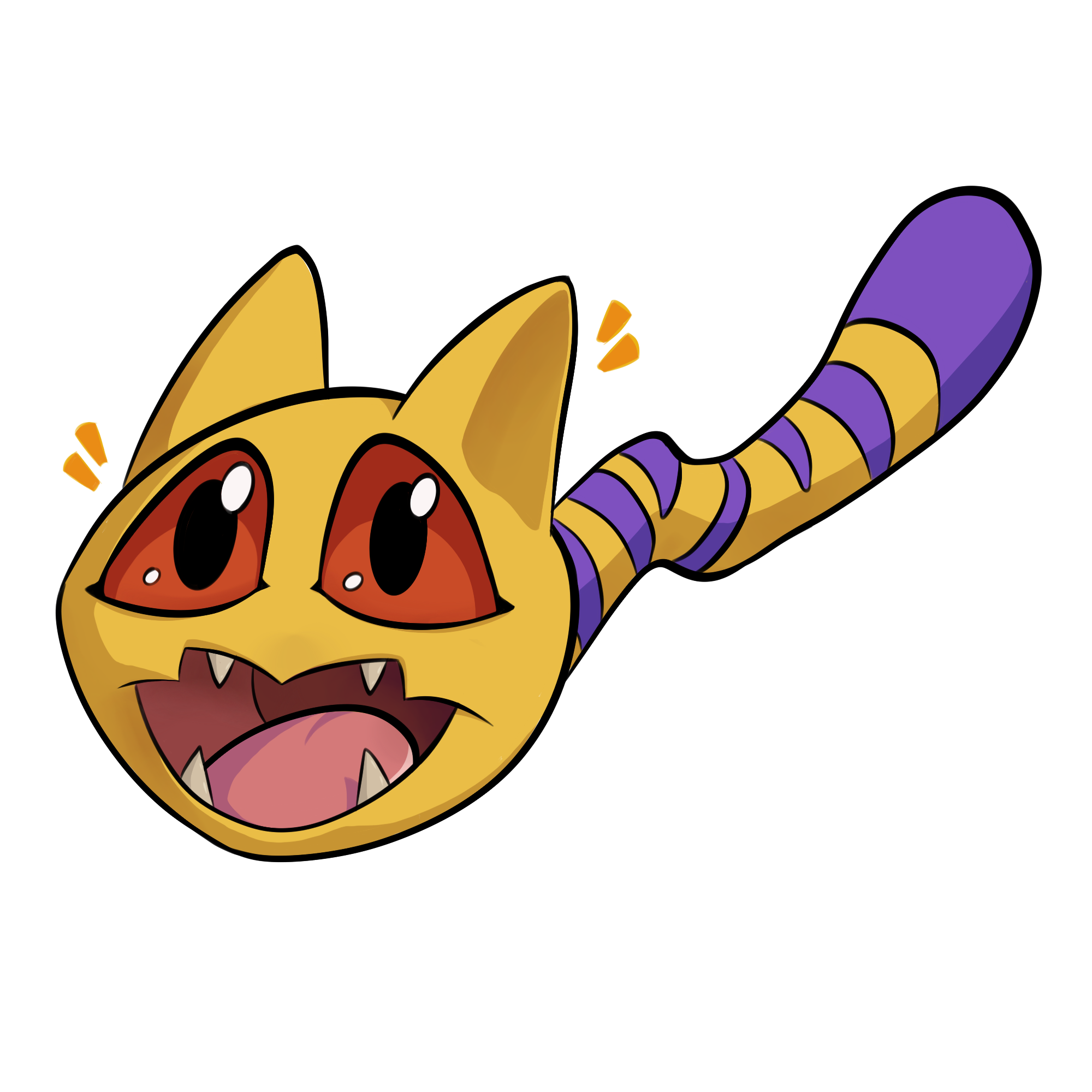 Nyaromon Sticker