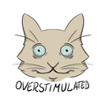 Overstimulated Sticker
