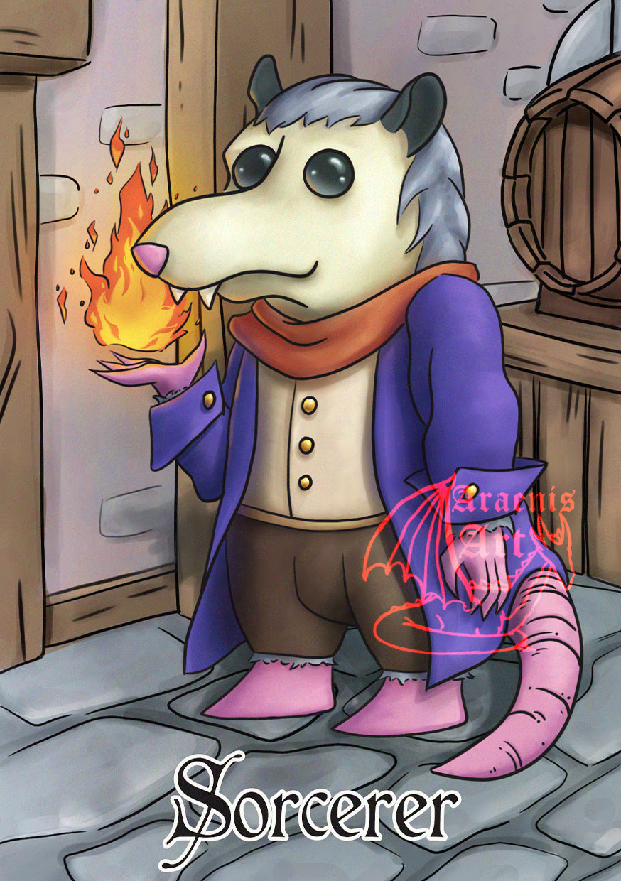 Sorcerer Possum Print