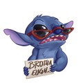 "Brother Eugh..." Stitch Magnet