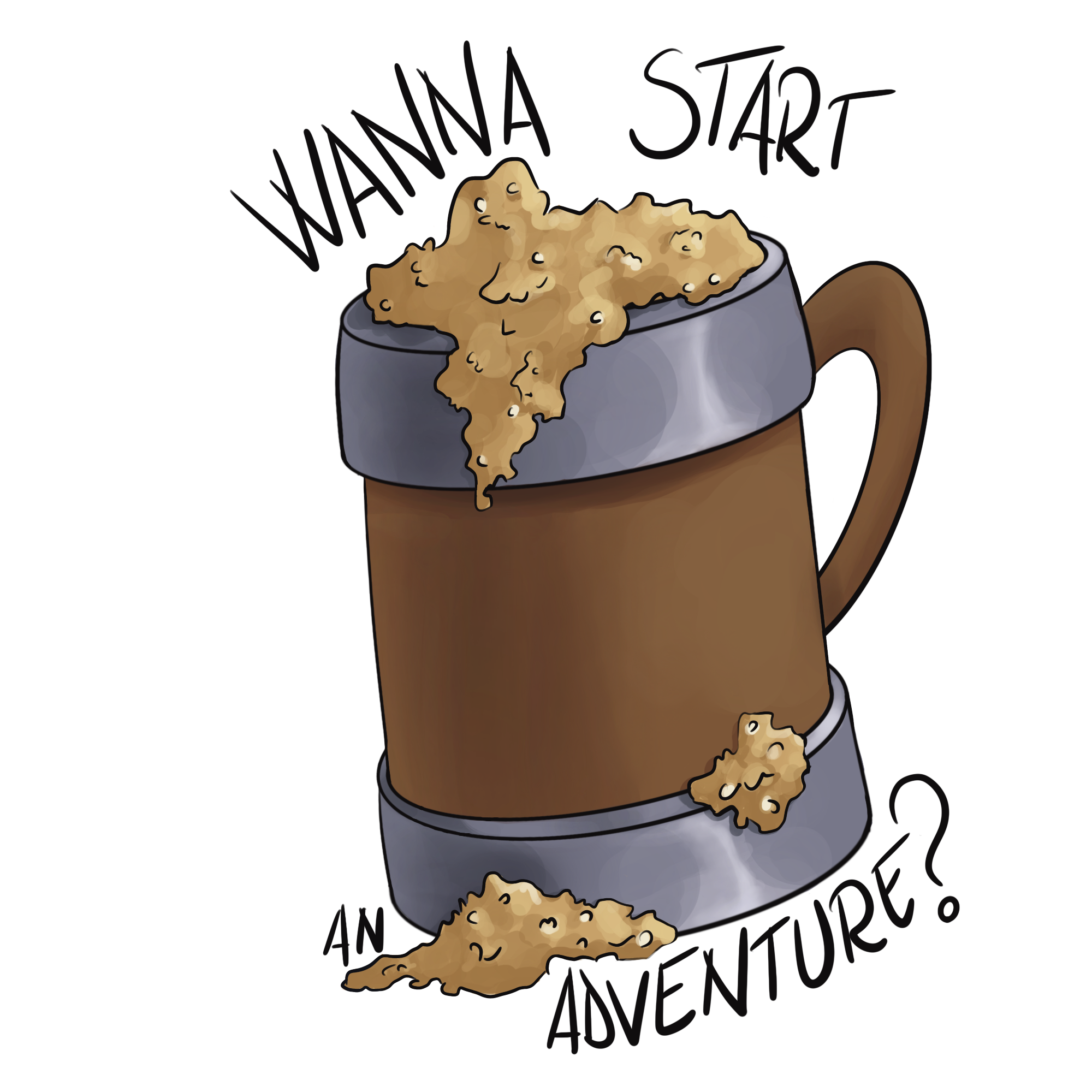 Wanna start adventure Magnet
