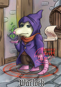 Warlock Possum Print