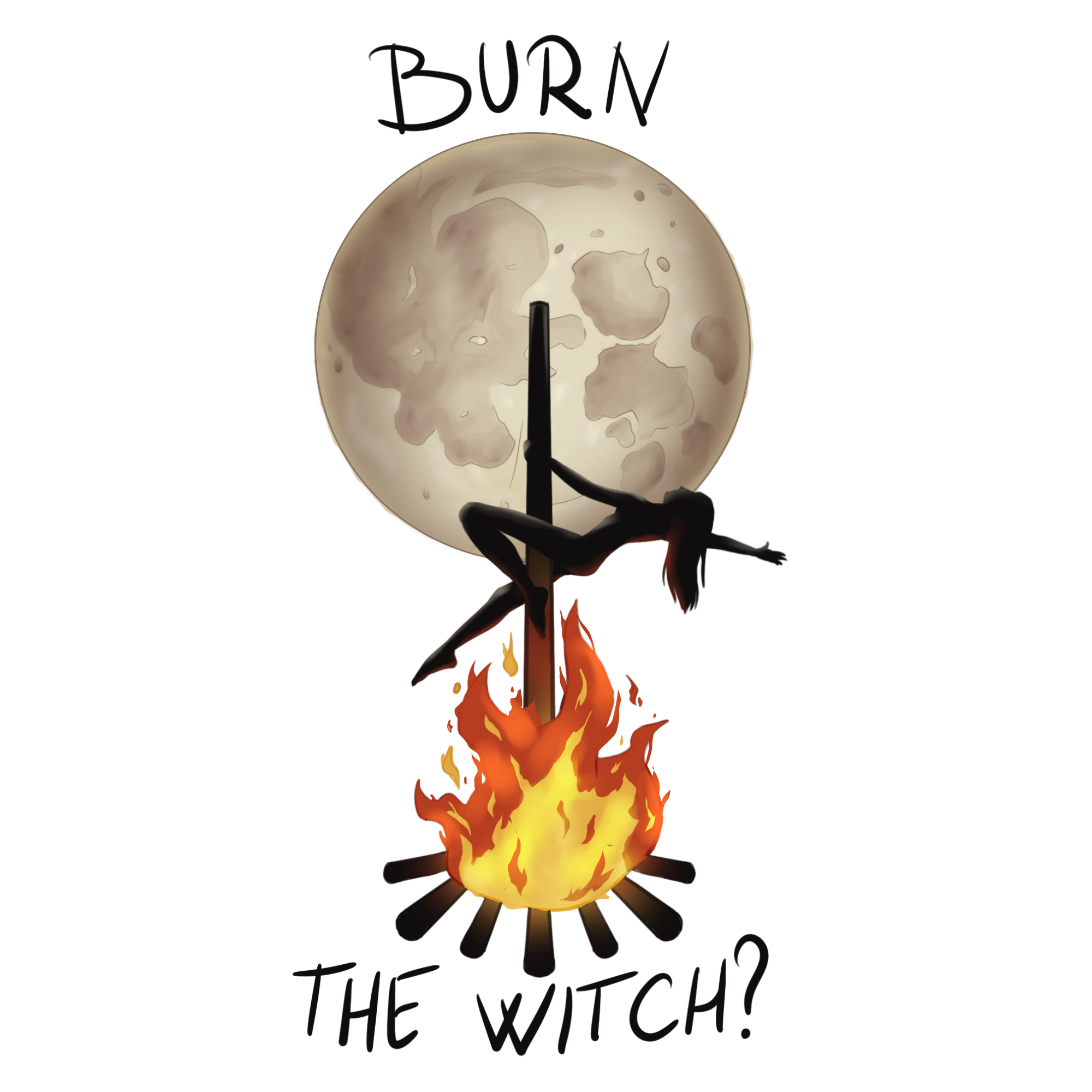 Burn witch Sticker