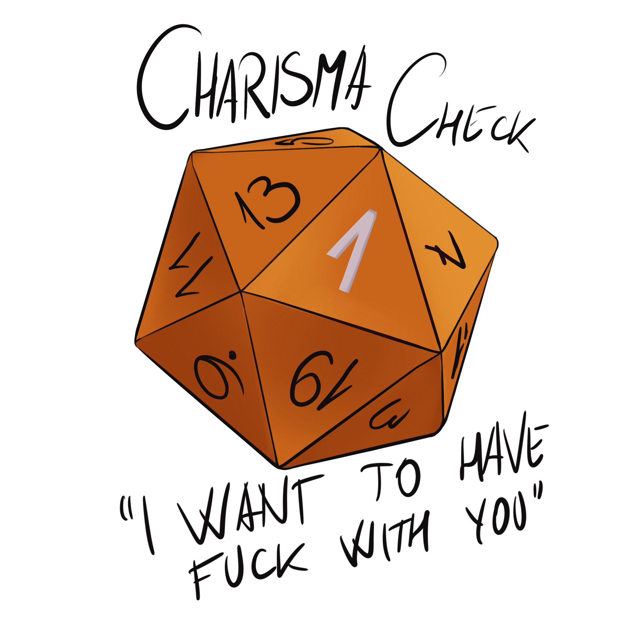 Charisma Check Sticker