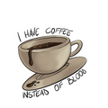 Coffee insted of Blood Magnet