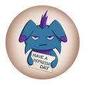 Depresso Day Badge