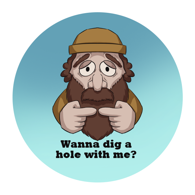 Dig Hole Badge