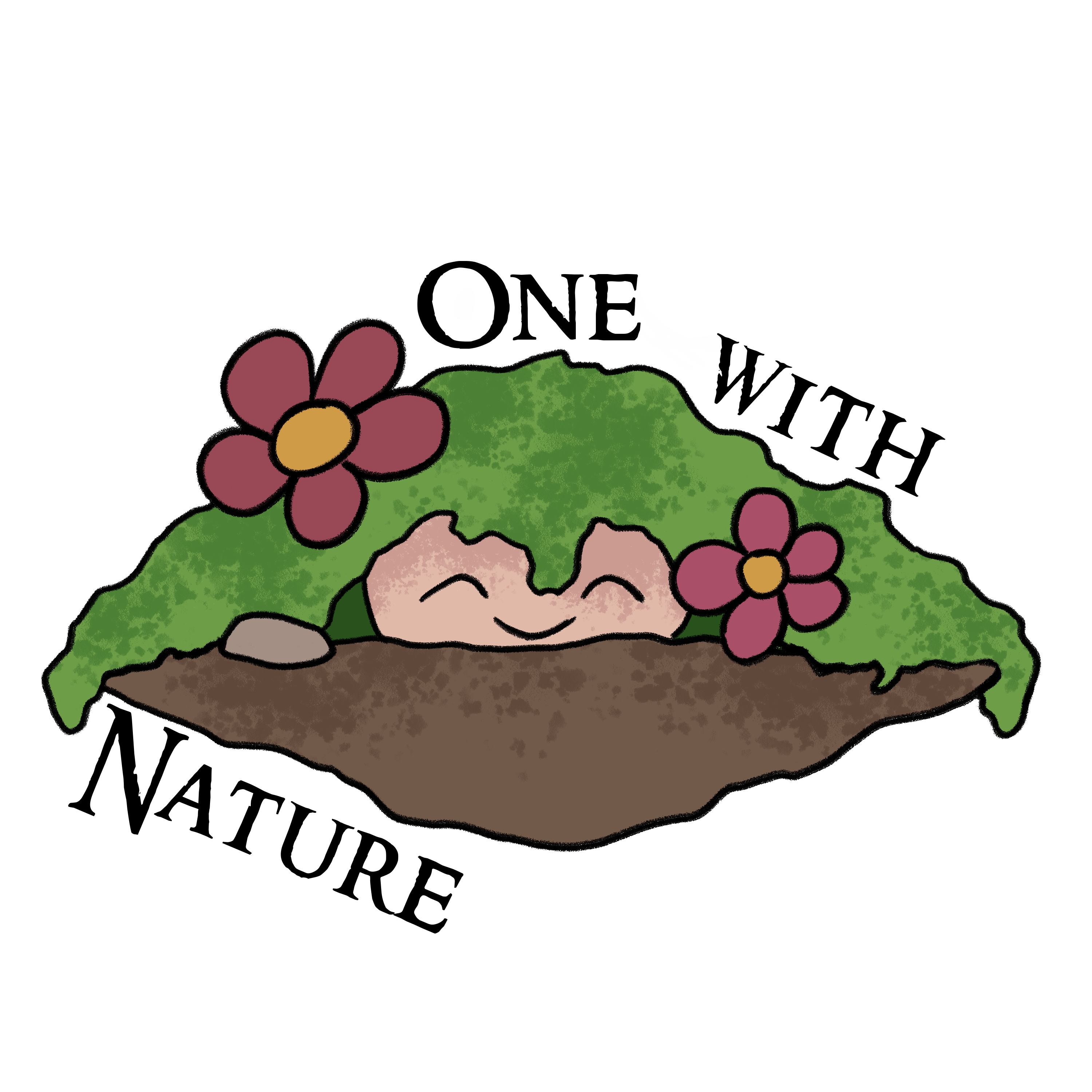 One with Nature Sticker