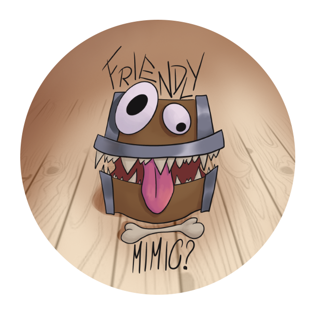 Friendly Mimic Badge