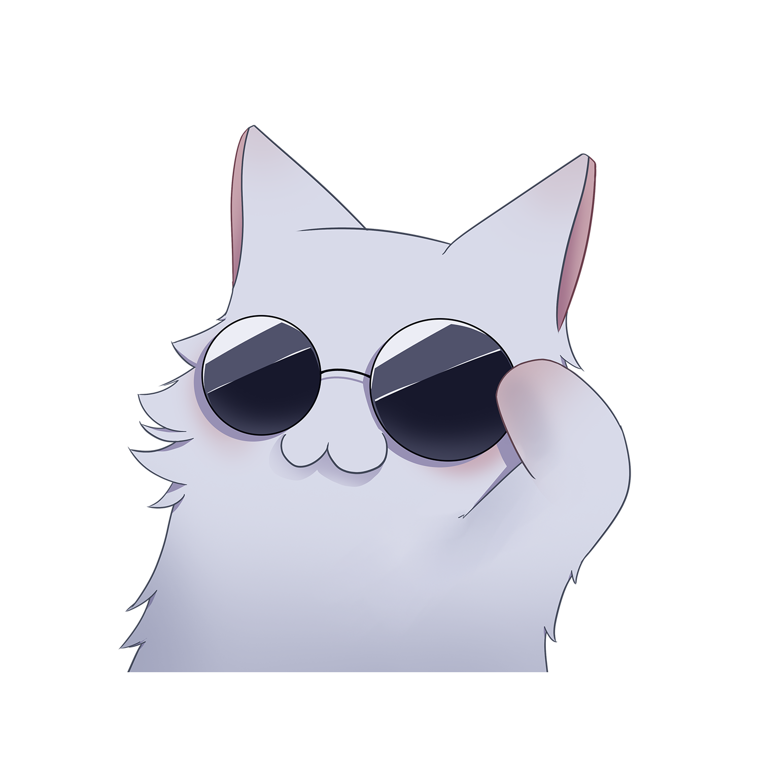 Gojo Cat cool Sticker