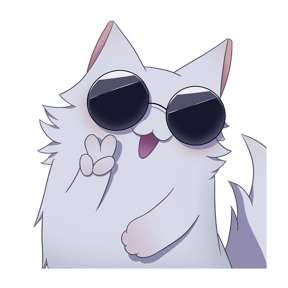 Gojo Cat pace Sticker