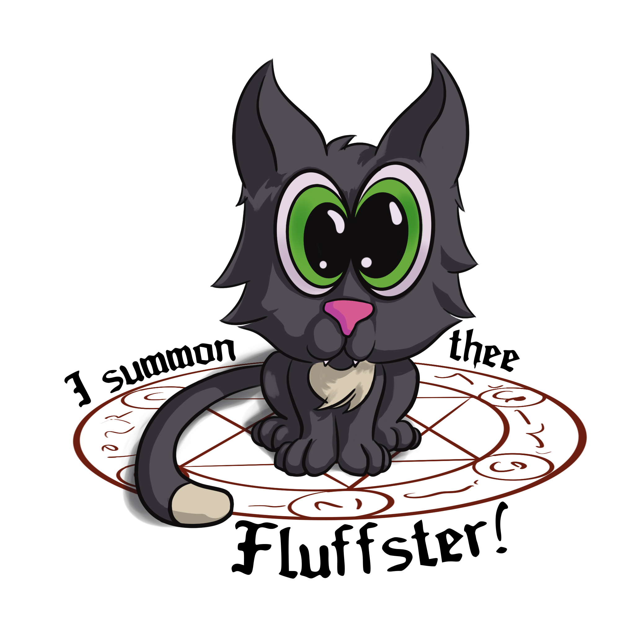 Fluffster Sticker