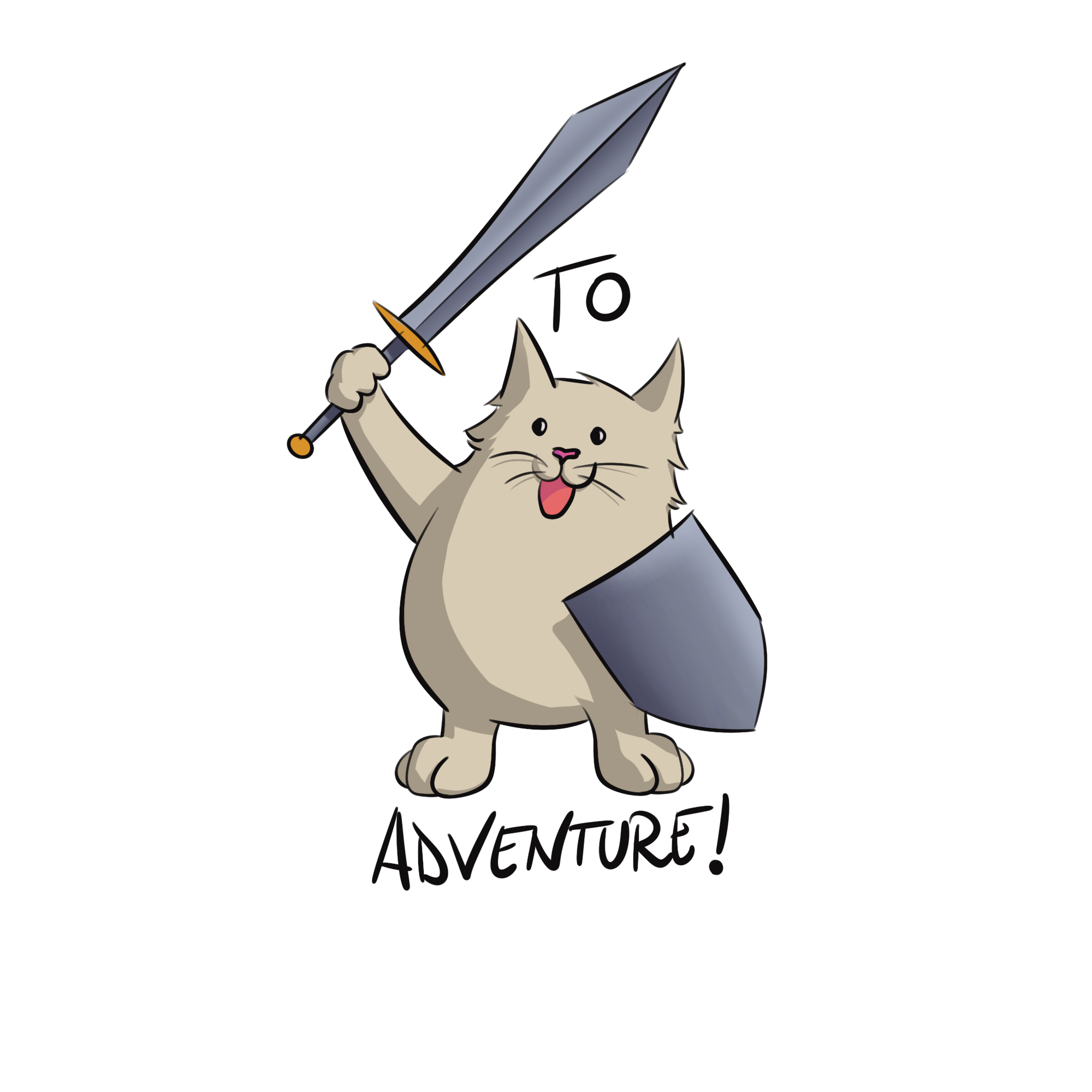 To adventure Sticker